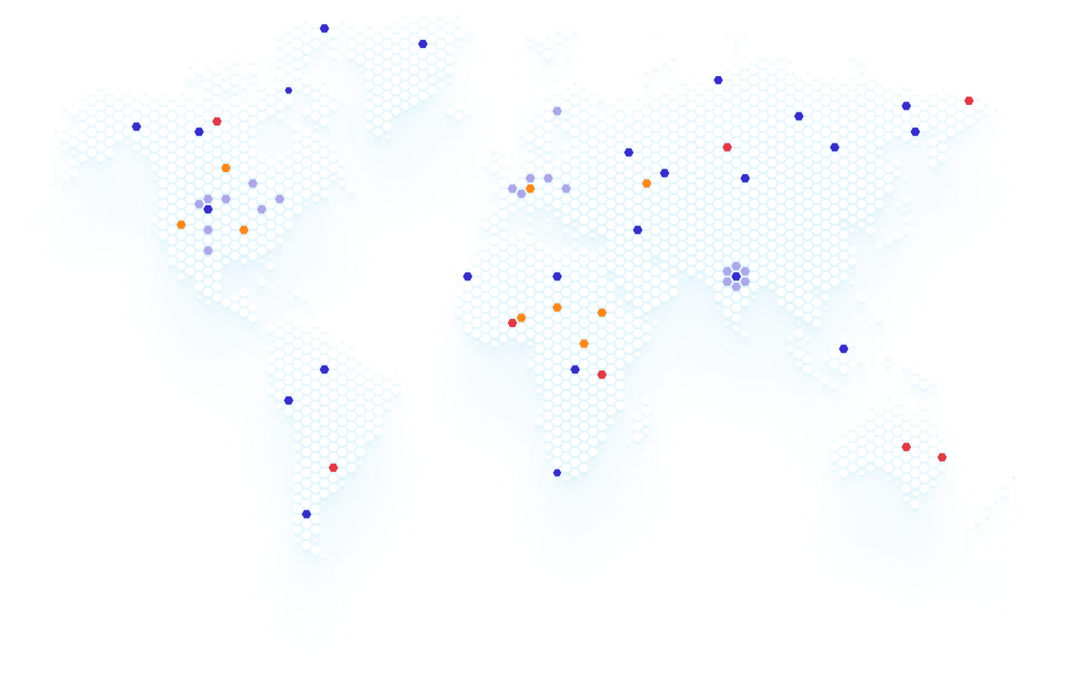 Global network map